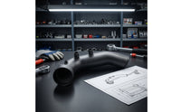 Long-Lasting Intake Pipe Kit High Performance Intake Tube with Silicone Couplers Automotive Coupler Aftermarket for Car Enthusiasts, Engine Bay, Turbo Customization