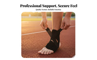 Sports Ankle Stabilizer Comfortable Ankle Brace Lightweight Supportive Gear for Athletes, Adults, Exercise, Basketball, Everyday Activities