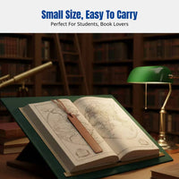 Leather Bookmark, PU Leather, Portable Page Divider, Customizable, Multi-Color, Student Study Accessory