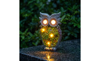 Decorative Solar Garden Light Water-Resistant Solar Lamp Outdoor Resin Light Cordless for Yard, Patio, Lawn