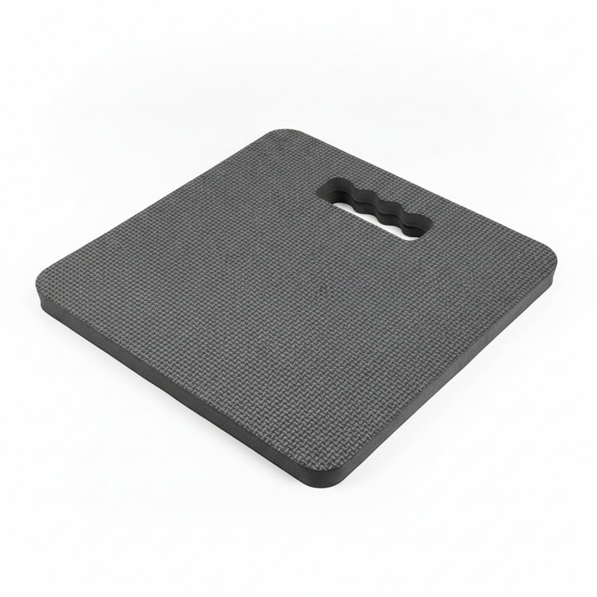 Anti-Slip Exercise Pad with Handhold Textured Kneeling Pad with Handle Compact Mat Lightweight for Yogis
