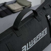 Foldable Fin Bag 300D Material Long Fin Carrier Zipper Closure Straps and Buckles