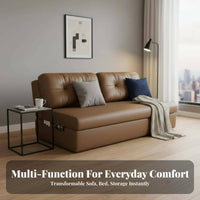 Pull-extendable Sofa Bed Multi-Functional Sleeper Couch two-in-singleUse Household Furniture for Apartment Dwellers, Homeowners, Living Room, Small Spaces, Office