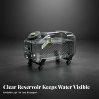 Portable Water Jug with Spigot Food Grade Material Large Capacity Water Carrier Leak-Resistant Wide Mouth Design for Campers