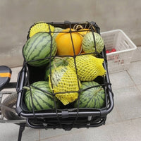 Rear Bike Basket with Liner Heavy Duty Rear Cycle Basket with Liner Deep for Commuters