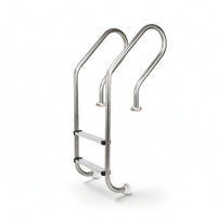 2-Step Pool Ladder Stainless Steel Pool Ladder with Handrails Anti-Slip