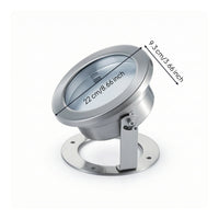 Underwater Light case with Bracket Waterproof Underwater Lamp Housing Adjustable For