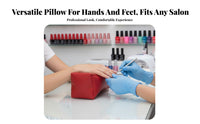Double Use Manicure Hand Pillow Removable and Washable Nail Art Hand Rest Multi-Purpose for Manicurists, DIY Enthusiasts, Beauty Spa, Home