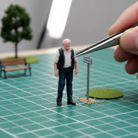 Miniature Man Miniature People Vivid Diorama Figure for Collectors, Dioramas