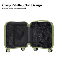 Lightweight Carry-on Luggage Sturdy Hard Shell Carry on Luggage Airline Approved for Children, Travelers, Vacation, Business Trip, Airports
