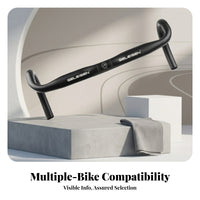 Matte Black Flared Drop Handlebar 31.8 Mm Clamp Flared Drop Bar