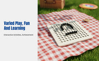 Chess Board, Wooden Game, Logic Training, Educational Toy for Kids