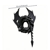 Dragon Wreath with Wing Textured Dragon Wreath Spooky for Bedroom