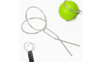 Golf Ball Pickup Tool Stainless Steel Golf Ball Retriever Sports Accessory Double-Loop Head Long Handle for Practice Range, Park