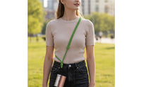 Crossbody Fan Strap Handsunrestricted Portable Fan Holder with Strap Adjustable Braided for Festivalgoers, Outdoor Travel