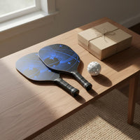 2 Paddles Anti-Slip Grip Pickleball Paddle Set Includes Balls Wood Pickleball Paddle Sturdy Sports Gear Lightweight for Outdoor