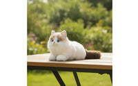 Cat-Shaped Backpack Soft Stuffed Cat Bag Stuffed Backpack Adorable Lifelike for Girls, Cosplay, Travel