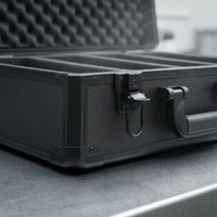 Graded Card Storage Box Large Capacity Slab Card Carrying Case Portable Aluminum Card Storage Enclosure for Hobbyists, Professional Participants