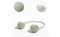 Lightweight Foldable Neck Fan Compact Neck Fan with Flexible Tube 3-Speed 360° Air Circulation for Commuters
