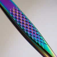 Tweezers for Lash Technicians, Stainless Steel Curved Tip with Textured, Fine Isolation for Professional Application