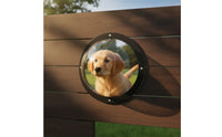 Pet Containment Window Transparent Pet Containment Bubble Transparent Pet Window Viewing Dome for Dogs, Pets, Yard