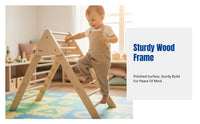 Wooden Climbing Frame, Tactile Training Equipment, Children's Outdoor Balance Playground, Kindergarten Activity Setup