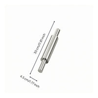 Stainless Steel Rolling Roller Polished Pastry Rolling Roller Pastry Roller Easy to Clean Cooking Gear Even Surface
