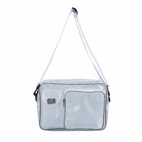 Transparent PVC Work Bag Water Resistant Static-resistantStatic Engineer Bag Multi-Pocket Clear Work Satchel for Technicians, Engineers, Factory
