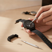 Wristband Connector Adapter with Tool Stylish Wristband Connector Adapter with Spring Fastening Pins