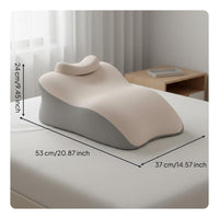 Multi Functional Memory Foam Intimate Pillow Ergonomic Shape Couples Positioning Pillow High Density