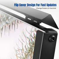 Foam Board Display Stand, Outdoor Poster Holder, Foldable Freestanding Sign, For Recruitment, Shop, Event