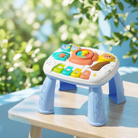 Multifunction Activity Table with Piano Keys Interactive Toy Table with Piano Keys Educational Sensory for Playroom