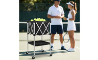 Tennis Ball Cart with Wheels Heavy-Duty Ball Cart for Coaches, Trainers