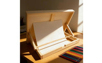 Collapsible Tabletop Drawing Easel Portable Foldable Easel Stand Simple Rectangular Drafting Board Sturdy