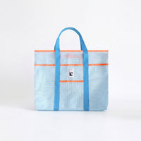 Lightweight Mesh Beach Tote Breathable Mesh Beach Bag Washable Foldable for Swimming Pool, Travel