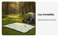 Waterresistant Foldable awaydoor blanket Sheet Moistureresistant Camping Mat Portable Design Ground Cover Lightweight for awaydoor blanketkers, Beachand-to ventureers, Families