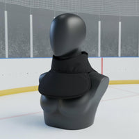 Ice Puck Sports Neck Guard Shock Absorbing Puck Sports Neck Guard Lightweight Breathable for Children, Skiing