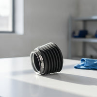 Marine Bellows Sleeve Corrugated Bellows Tube with Clamps Flexible for Boat Owners, Mechanics