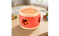 Sensory Toy Drum with Bead Maze Educational Shape Sorter Drum Bright Shape Sorter Gentle for Toddlers