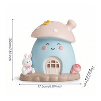 Adorable Fungus Piggy Bank Compact Fungus Currency Bank Decorative Currency Saving Pot Sturdy for Children, Girls, Nursery