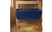 Hanging Feed Trough Versatile Hanging Feeder with Hooks Chicken Feeder Small Wall Mount Feed Container BPAsafe for Poultry