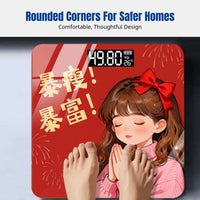 Body Fat Scale, Smart Digital Bathroom Scale, Accurate Weight Measurement, Home Fitness, Rechargeable 2025