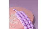 Textured Bear Handle Massage Roller Non-Slip Grip Curved Body Massage Roller Flexible Wellness Aid Easy to Use