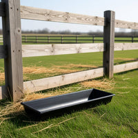 Feeding Trough Low-Profile Livestock Trough Rectangular Livestock Feeder for Farm