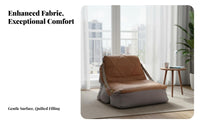 Stylish Unstructured Lounge Chair Soft Seating Lazy Sofa Relaxing fromsign Indoor Furniture Lightweight & Portable for Reafromrs, Stufromnts, Bedroom, Living Room, perusing alcove, Home Office