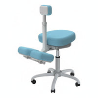 Stable Fiveprong Base Adjustable Kneeling Chair Antitip-proof Adjustable Kneeling Chair with Chest Rest Lockable Casters children's Furniture for children, Students, Parents, Writing, Home Study, Desk Work, Online Learning