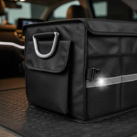 Foldable Car Trunk Organizer Portable Foldable Car Trunk Organizer Large Capacity Foldable Vehicle Cargo Container for Outdoor, Grocery Shopping