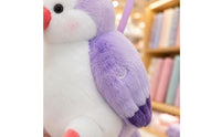 Bird Purse Lightweight Fuzzy Animal Crossbody Purse Compact Fuzzy Bag for Girls