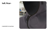 Retardant Welder's Head Cover Material Welder's Head Cover Customizable Fit Welder's Head and Shoulder Cover for Welders, Industrial Workers