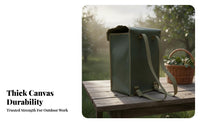 Tool Bag with Shoulder Strap Structured Tool Backpack Hands Fruit Picking Bag for Farmers